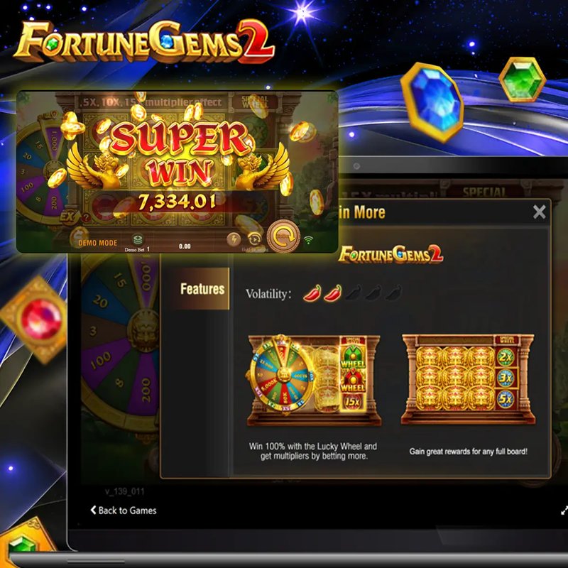 Experience the Riches with Fortune Gems 2 Slot Game in India in India